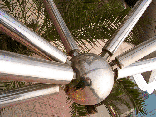 临沧不锈钢螺栓球网架